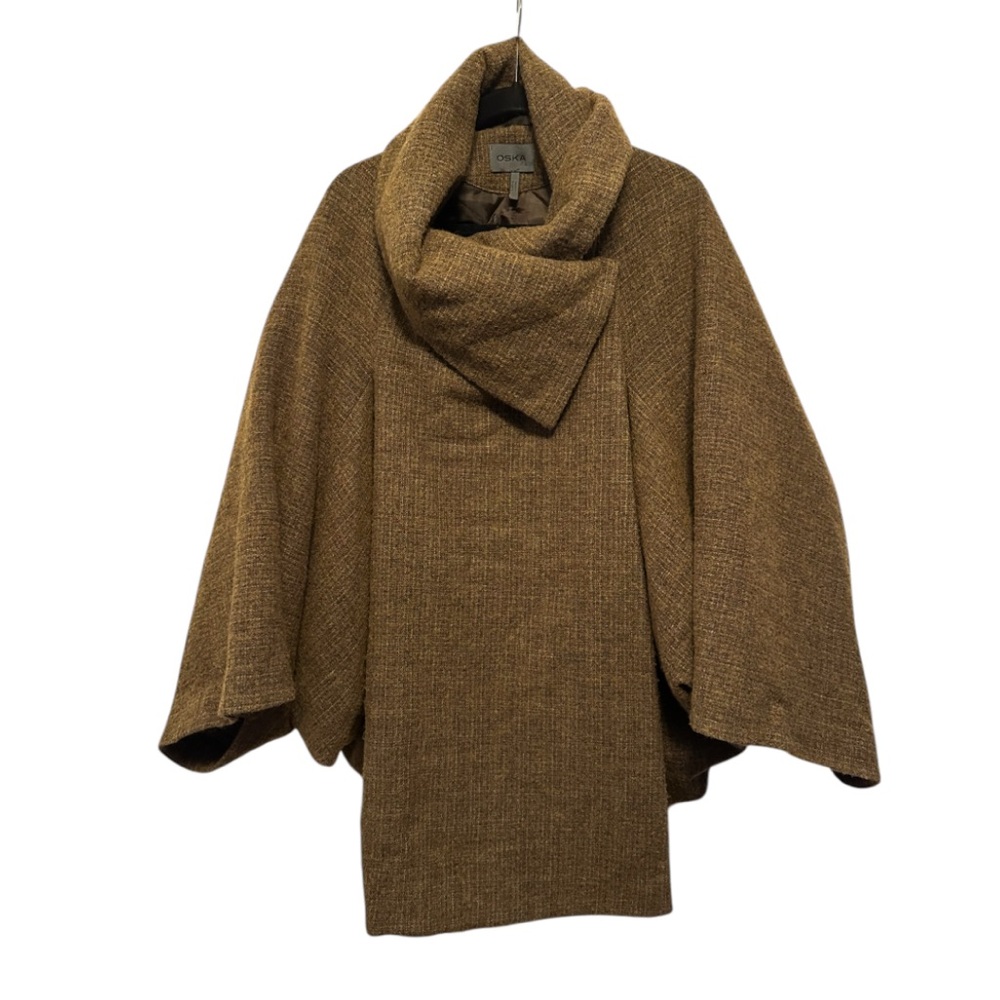 OSKA Rare Wool Cape Coat